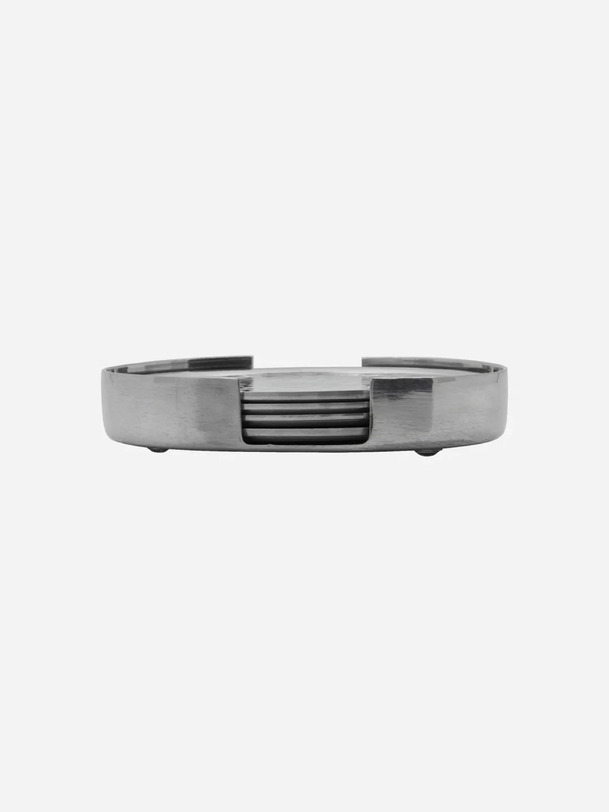 4 coasters chrome - house doctor chrome