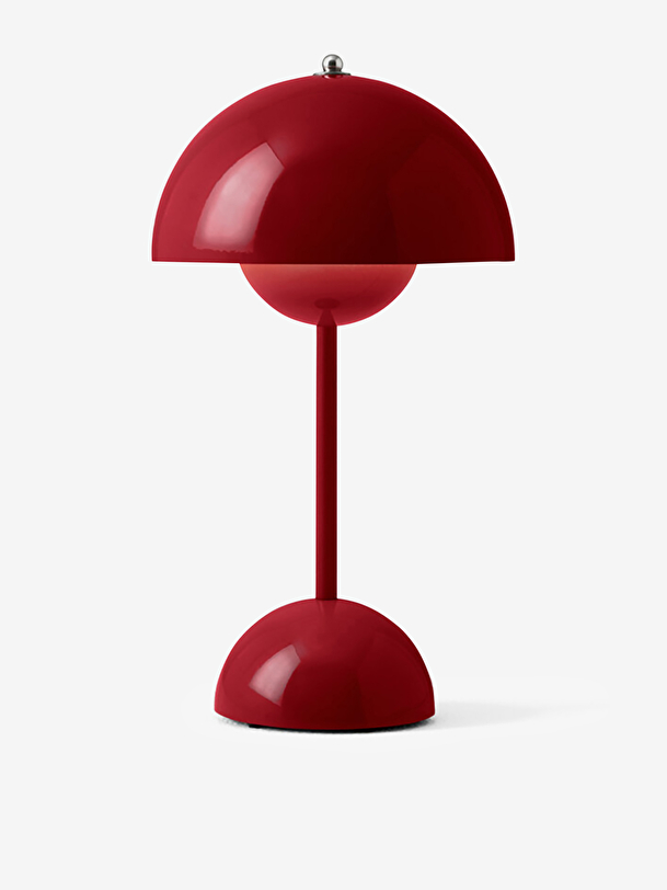 vermillon flowerpot nomad lamp ebene