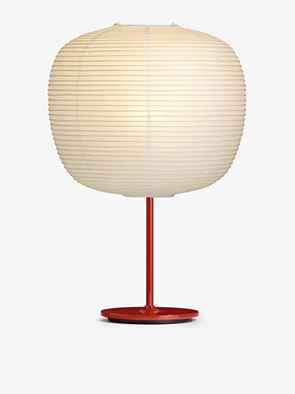 common rice paper lamp red foot red