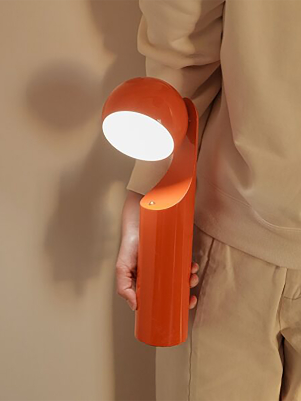 nomad lamp 180 tangerine tangerine