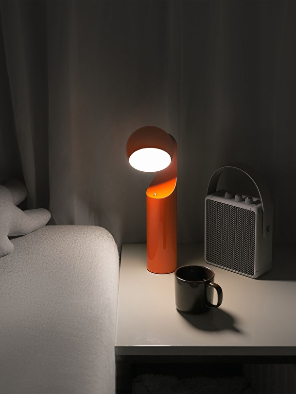 nomad lamp 180 tangerine tangerine