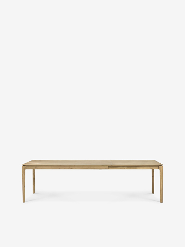 table a rallonge bok en chene - 180280 cm light oak