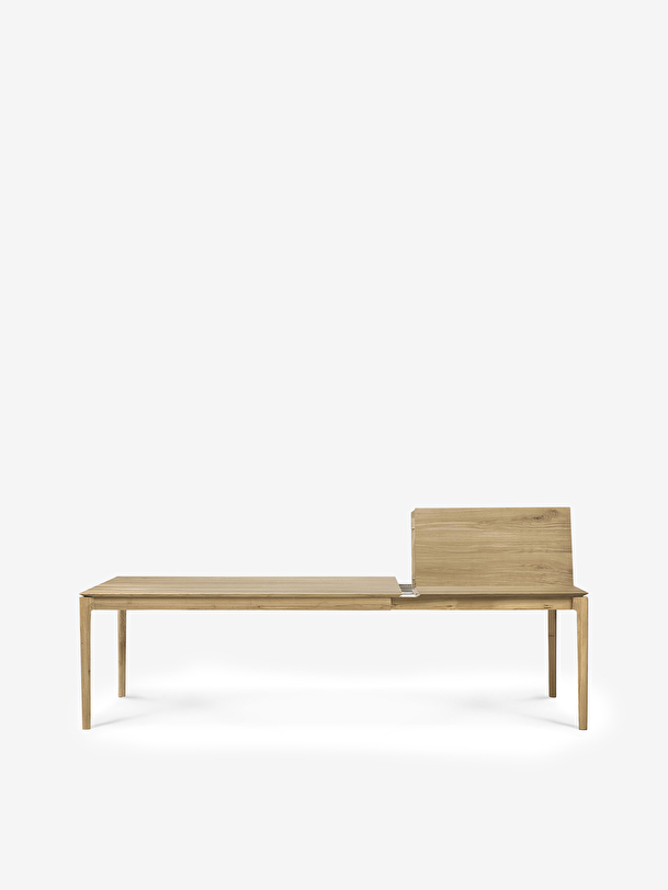 table a rallonge bok en chene - 180280 cm light oak