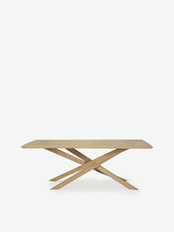 table mikado en chene - l240 cm light oak