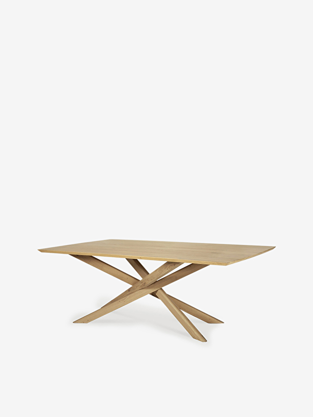 table mikado en chene - l240 cm light oak