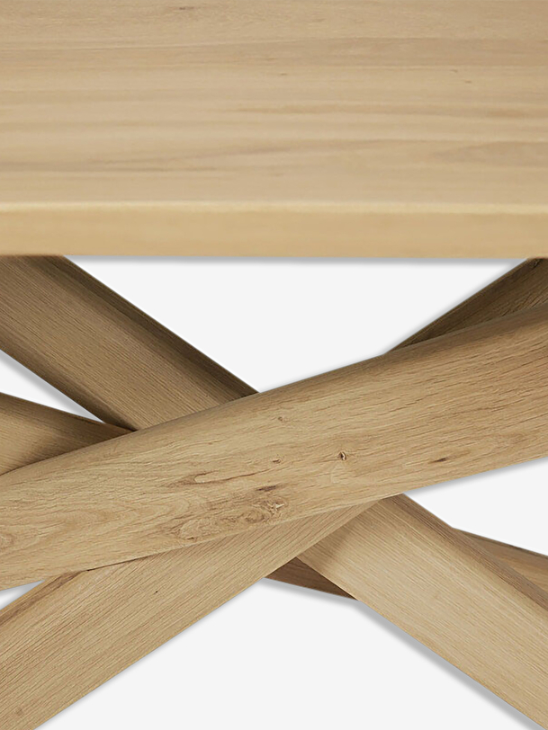 table mikado en chene - l240 cm light oak