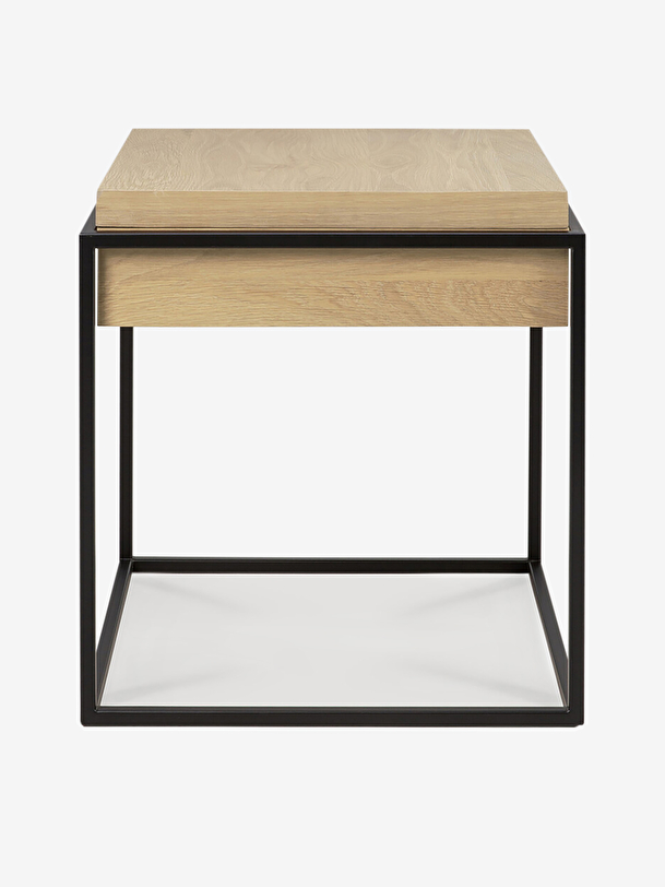 oak monolit bedside table light oak