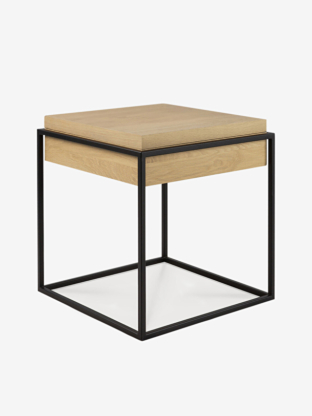 oak monolit bedside table light oak