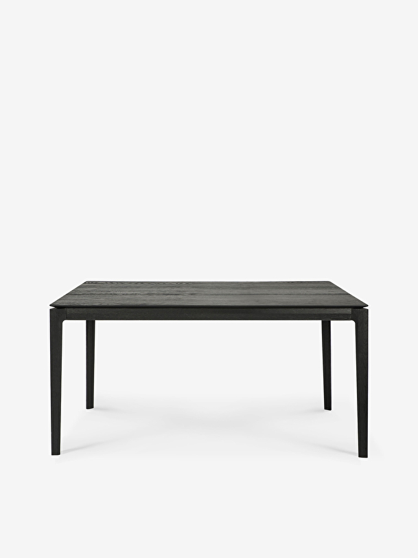 oak bok black table - l160 cm black