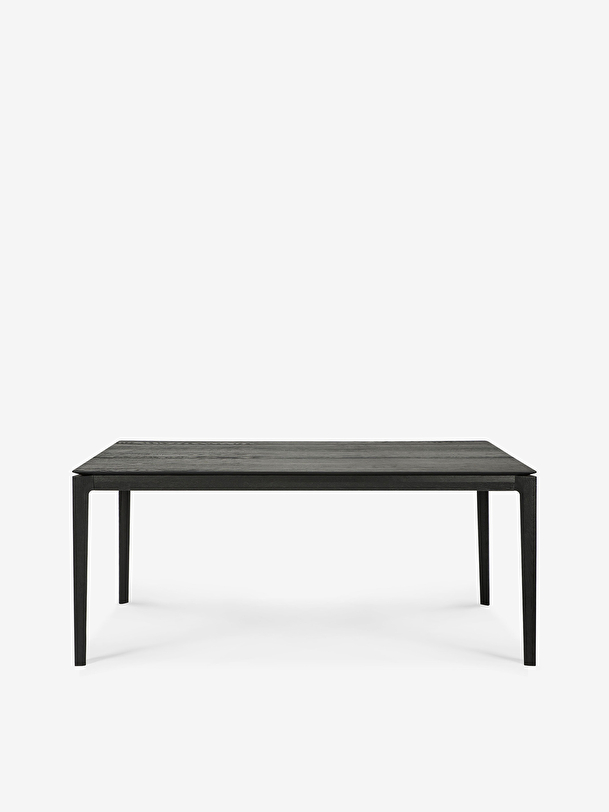 oak bok black table - l180 cm black