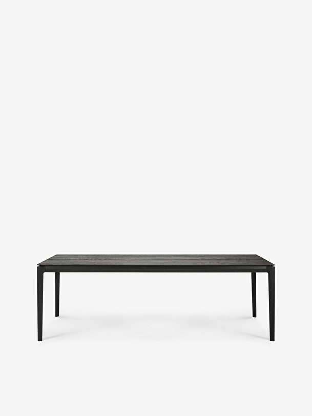 oak bok black table - l240 cm black