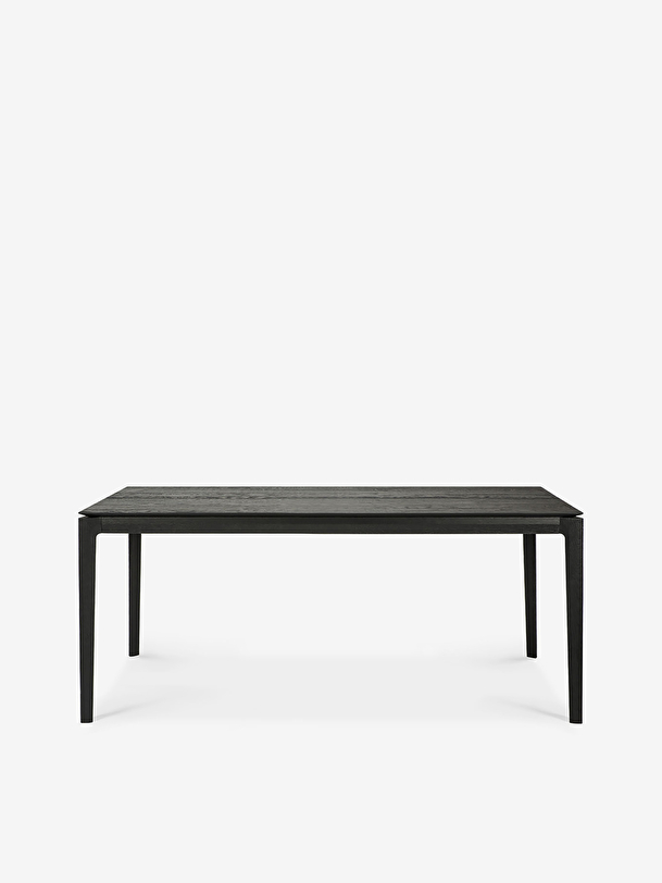 extension oak bok black table - l180280 cm black