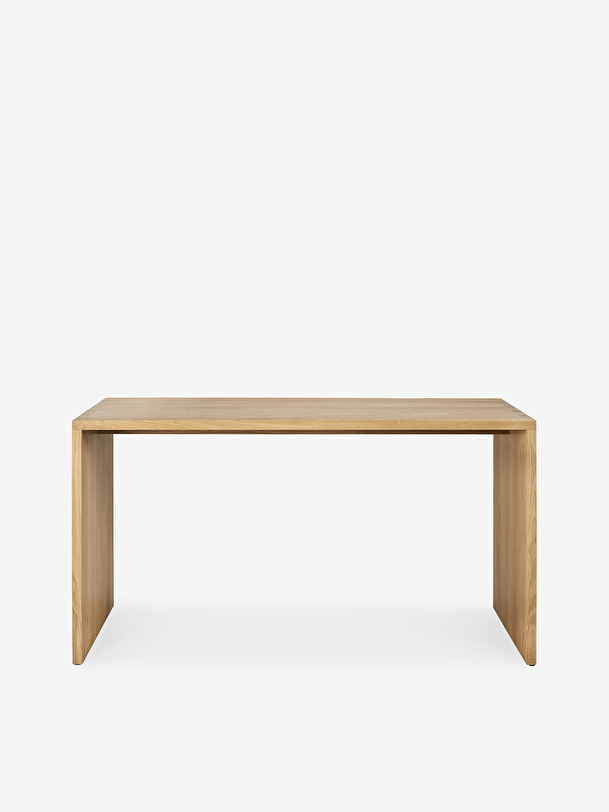 oak u desk light oak