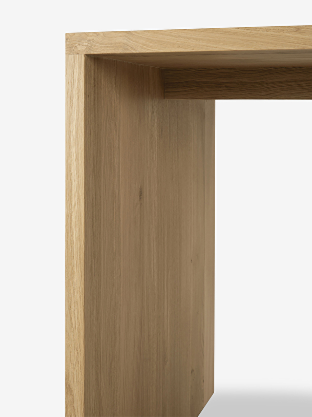 oak u desk light oak