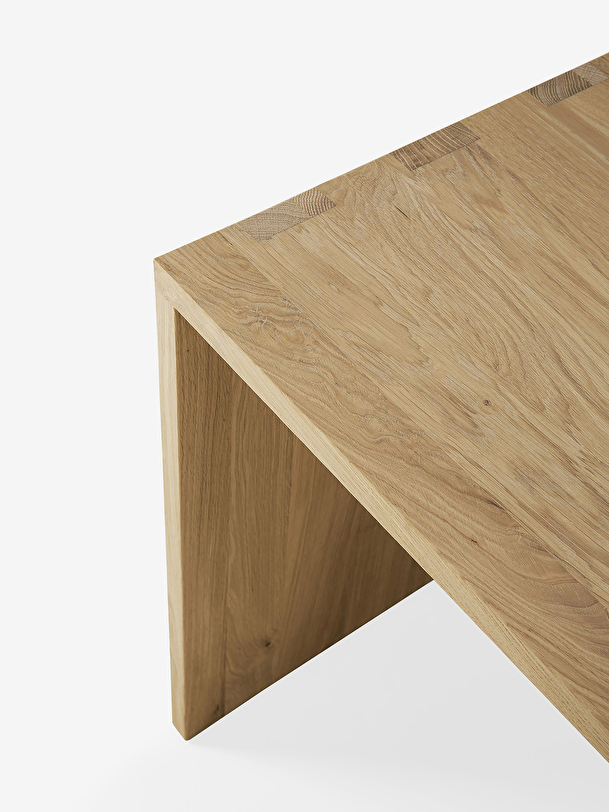 oak u desk light oak