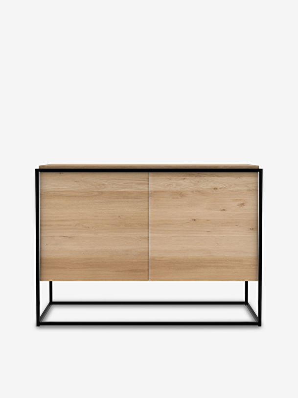 buffet monolit en chene - 2 portes light oak