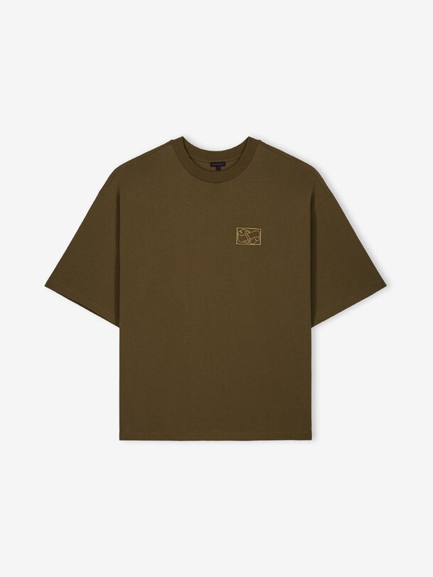 oderic t-shirt dark olive