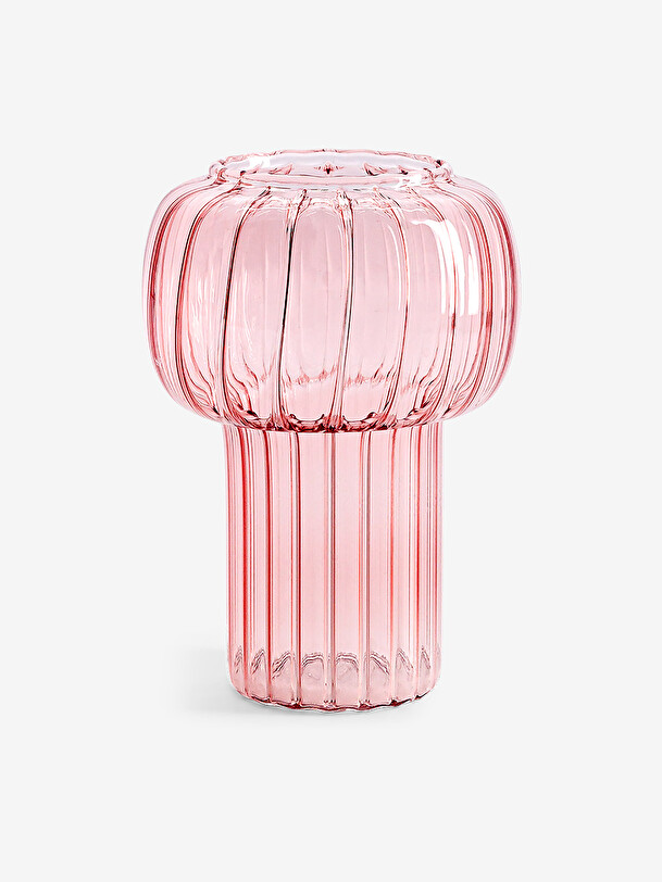 vase twist s pink d9.5 h13 pink