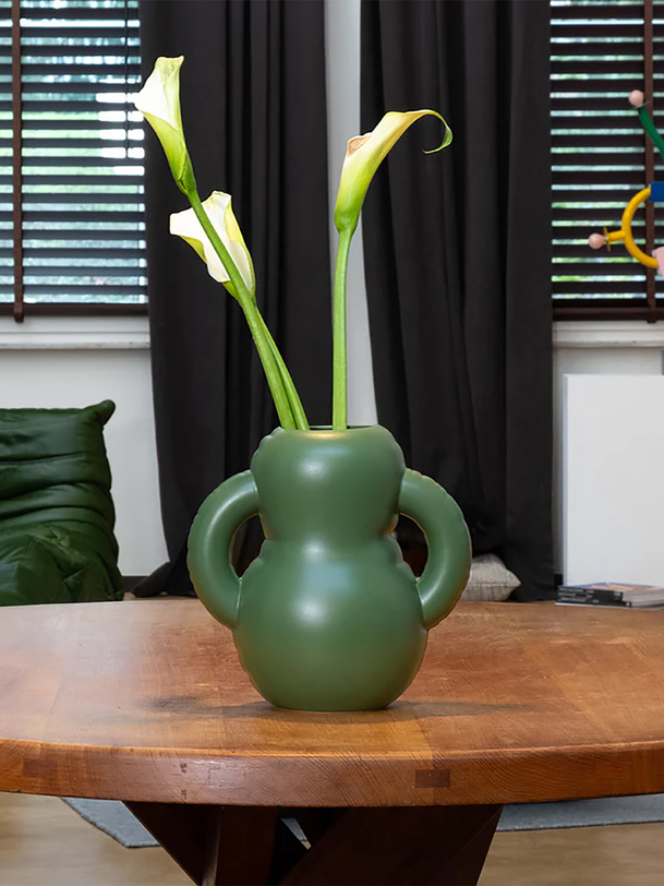 vase oscar kaki - home studyo khaki