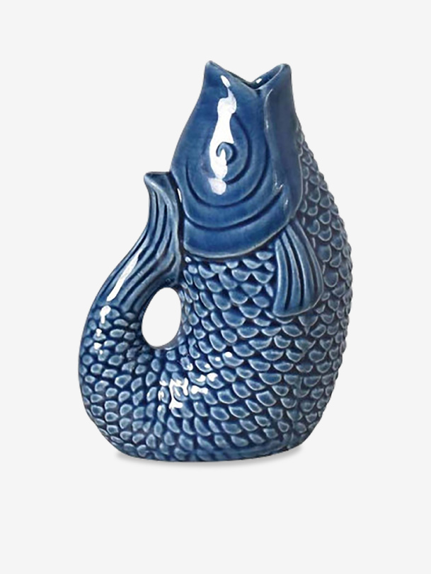 vase poisson bleu - opjet blue