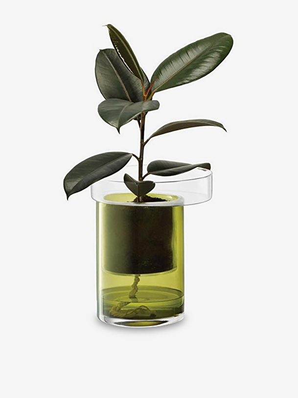 small water reserve pot h35 d26 green