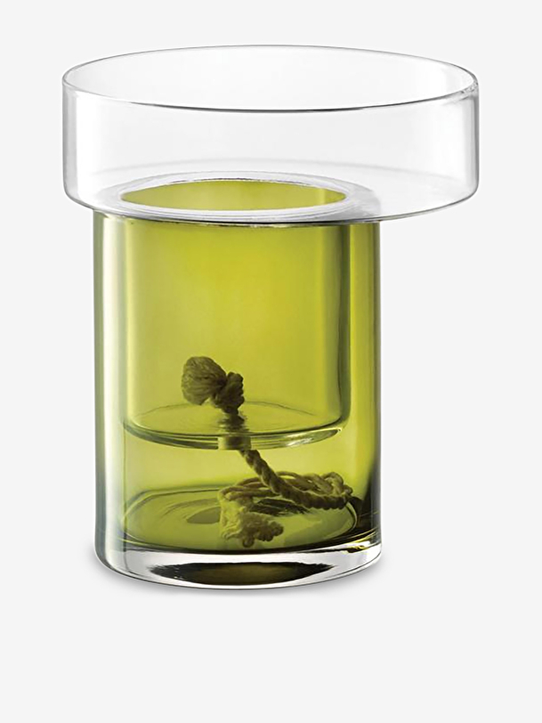 small water reserve pot h35 d26 green