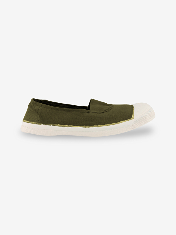 woman elastic tennis khaki
