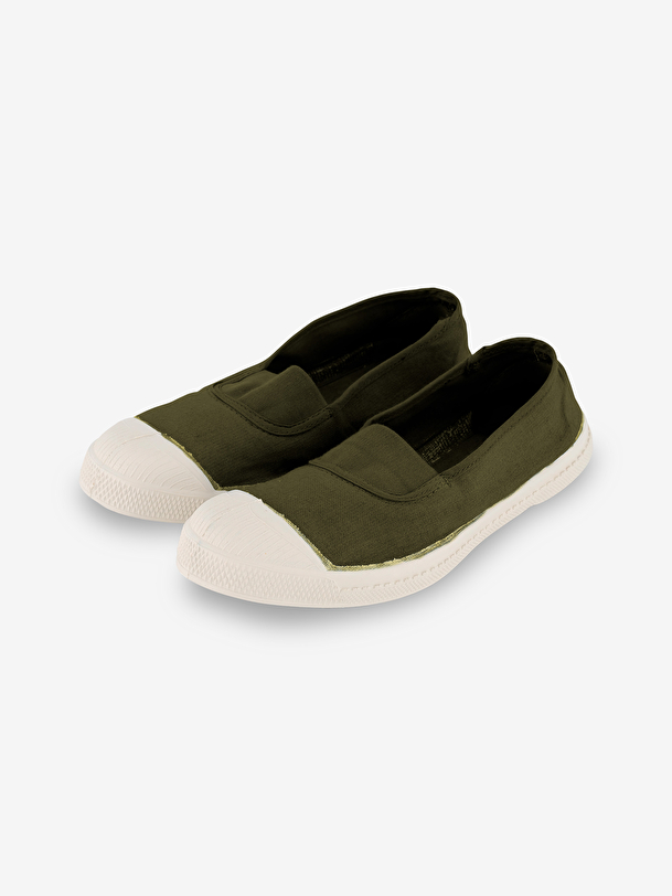 woman elastic tennis khaki