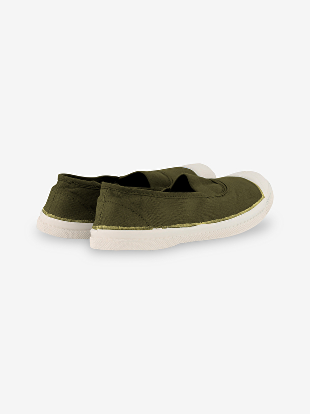woman elastic tennis khaki