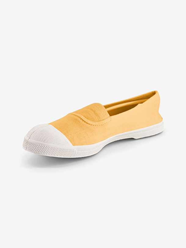 women elastic tennis saffron