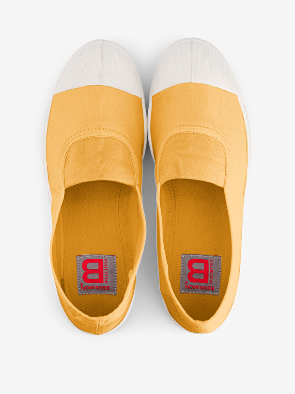 women elastic tennis saffron