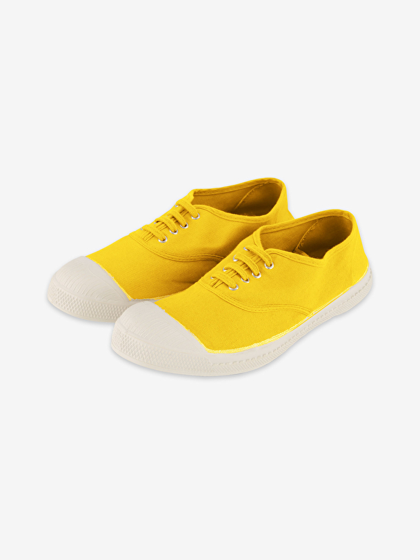 woman lace-up tennis soleil