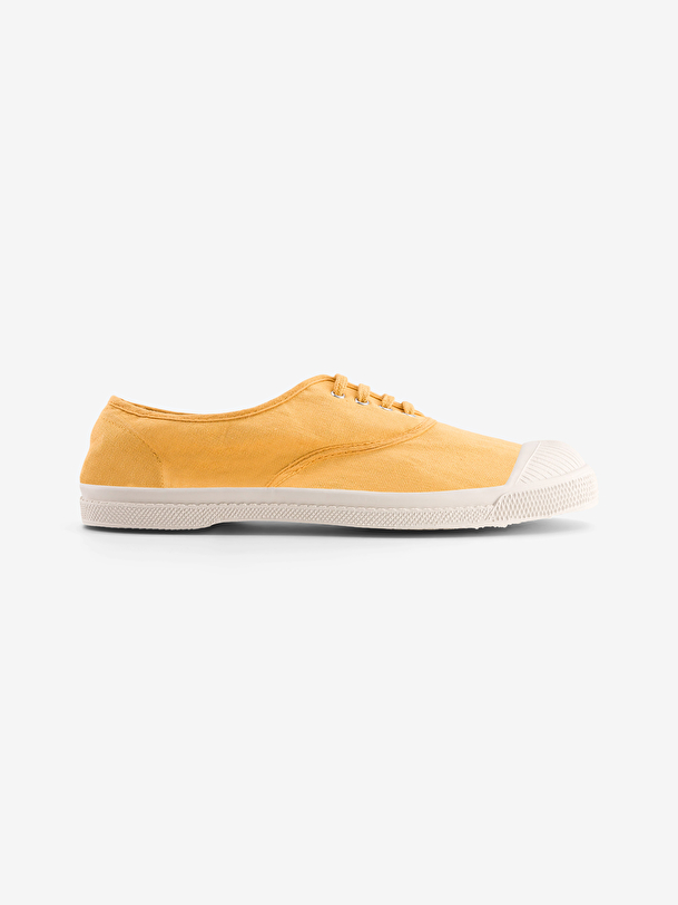 women laces tennis saffron