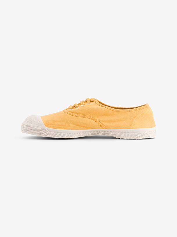 women laces tennis saffron