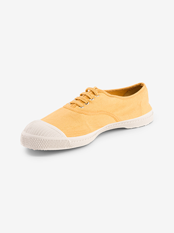 women laces tennis saffron