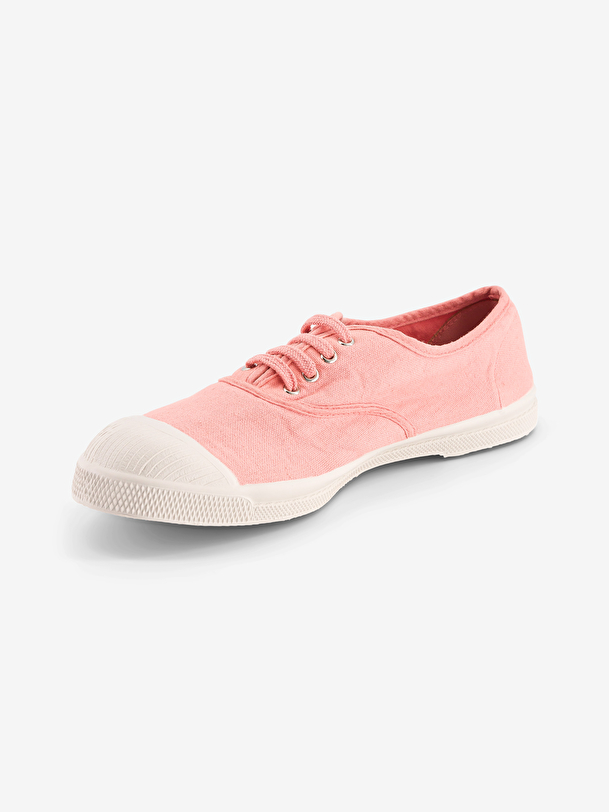women laces tennis soft pink