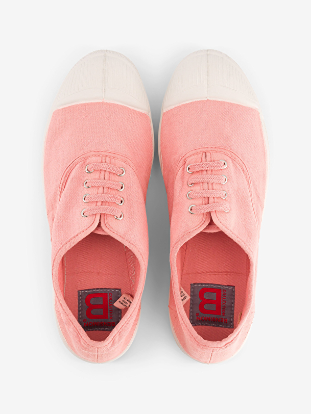 women laces tennis soft pink