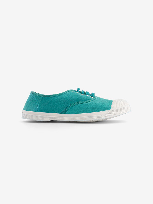 women laces tennis turquoise