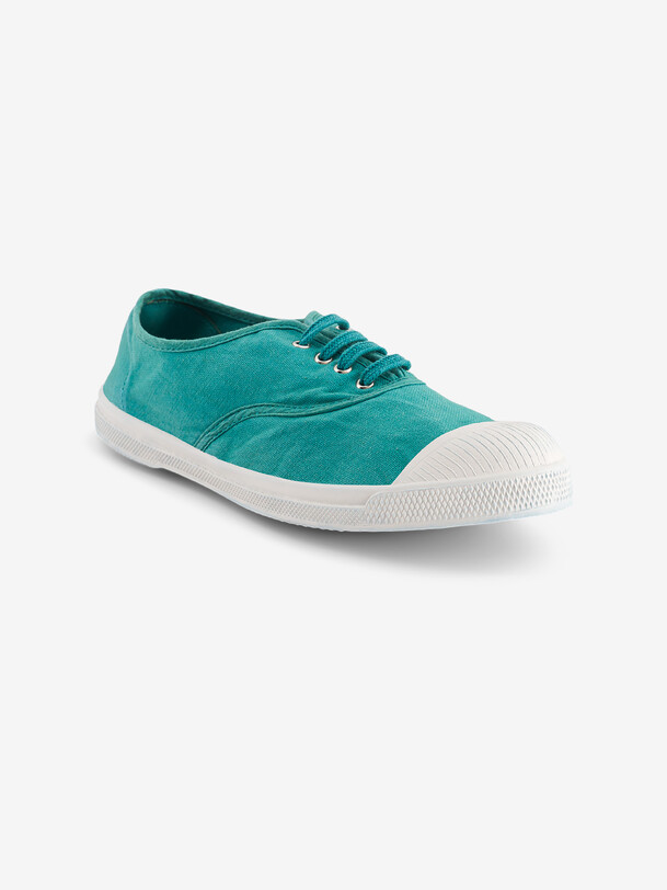 women laces tennis turquoise