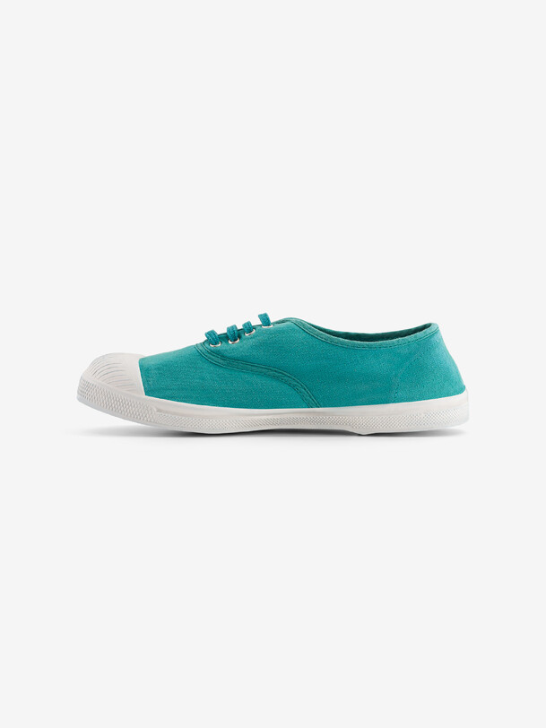 women laces tennis turquoise