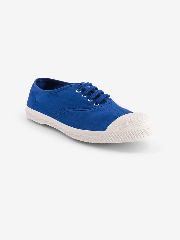 women laces tennis bright blue