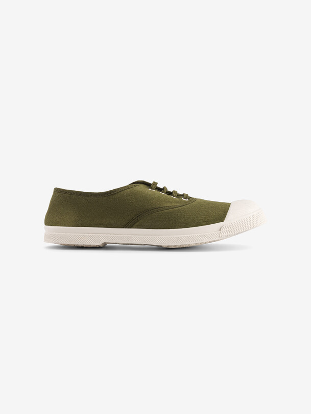 women laces tennis olive