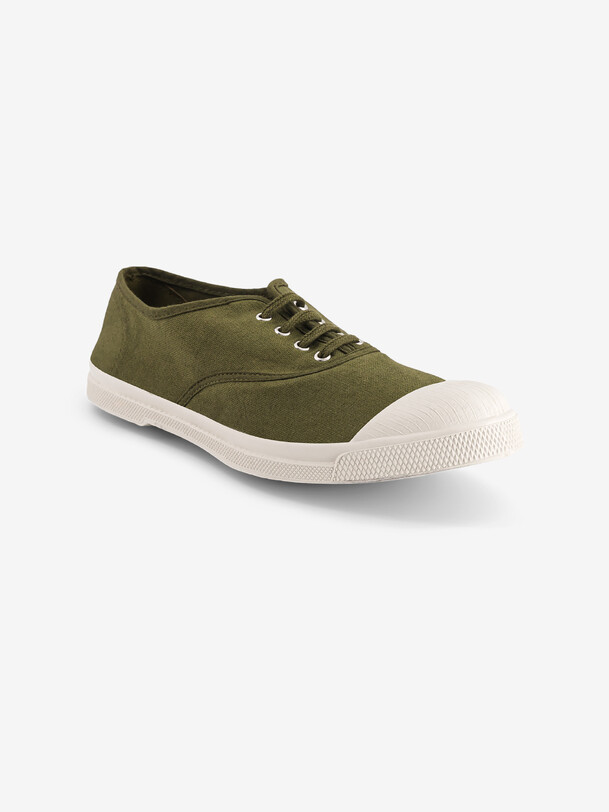 women laces tennis olive