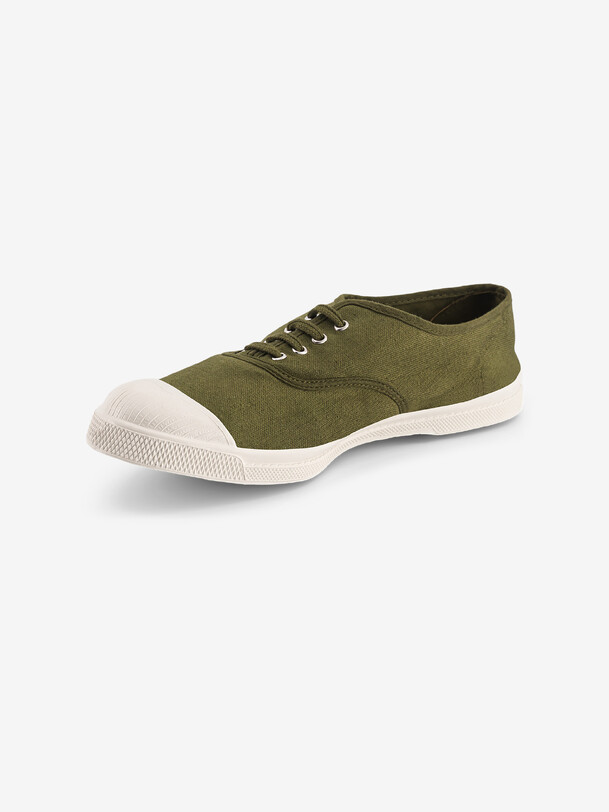 women laces tennis olive