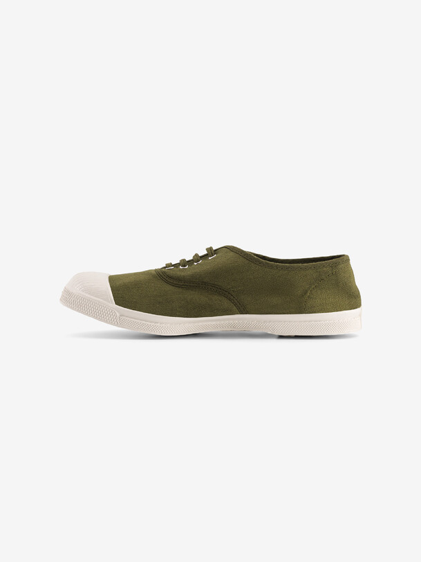 women laces tennis olive