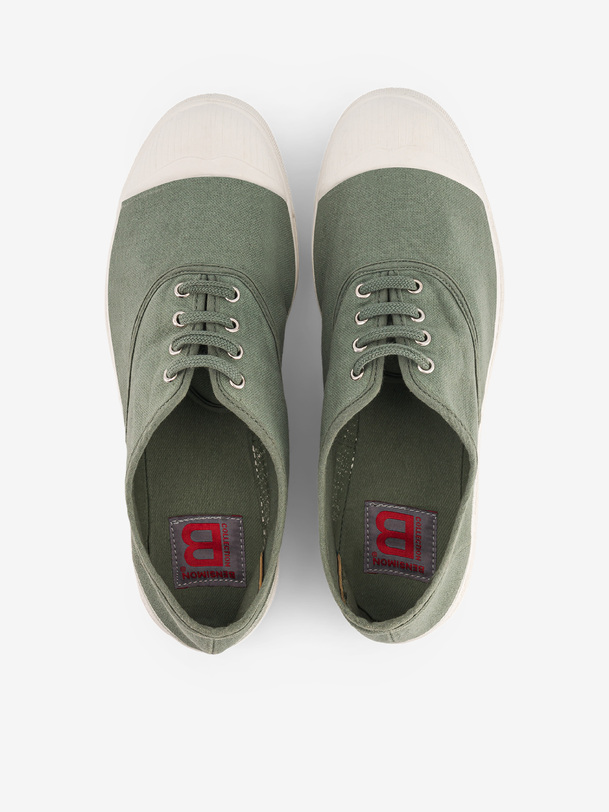 women laces tennis sage
